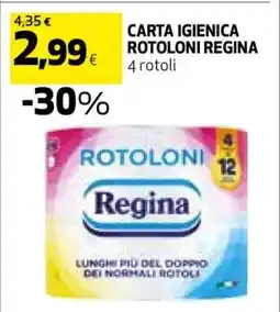Coop Carta Igienica Rotoloni Regina offerta