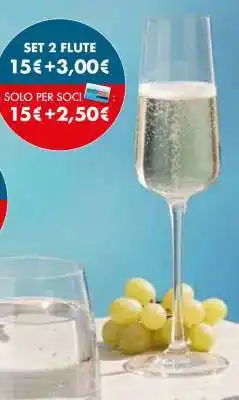 Coop SET 2 FLUTE offerta