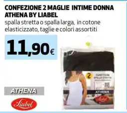 Coop CONFEZIONE 2 MAGLIE INTIME DONNA ATHENA BY LIABEL offerta