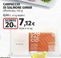 Coop CARPACCIO DI SALMONE GIMAR offerta