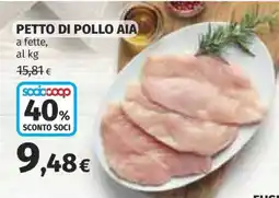 Coop PETTO DI POLLO AIA offerta