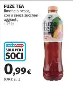 Coop Fuze Tea offerta