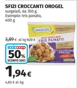 Coop Sfizi Croccanti Orogel offerta