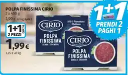 Coop Polpa Finissima Cirio offerta