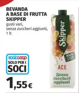 Coop Bevanda a base di frutta Skipper offerta