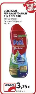 Coop DETERSIVO PER LAVASTOVIGLIE 5 IN 1 GEL PRIL offerta
