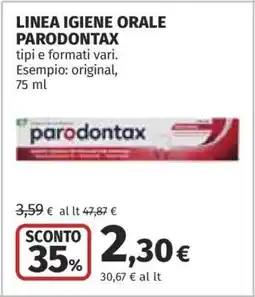 Coop LINEA IGIENE ORALE PARODONTAX offerta