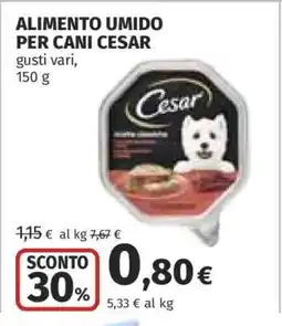 Coop Alimento umido per cani Cesar offerta