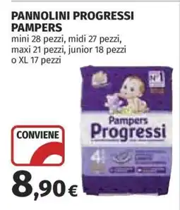 Coop Pannolini Progressi Pampers offerta