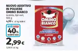 Coop NUOVO ADDITIVO IN POLVERE OMINO BIANCO offerta