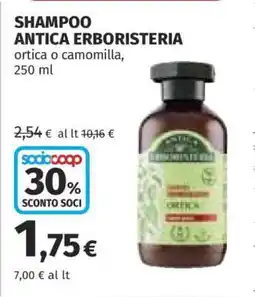 Coop Shampoo Antica Erboristeria offerta