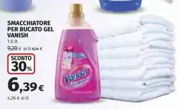 Coop SMACCHIATORE PER BUCATO GEL VANISH offerta
