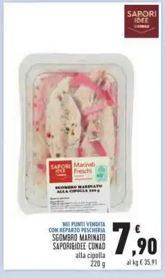 Conad SGOMBRO MARINATO SAPORI&IDEE CONAD alla cipolla offerta