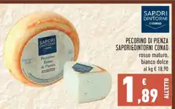 Conad Pecorino di Pienza Sapori&Dintorni Conad offerta