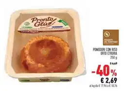 Conad POMODORI CON RISO ORTO ETRURIA offerta