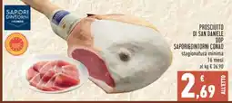 Conad Prosciutto di San Daniele DOP offerta