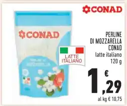 Conad PERLINE DI MOZZARELLA CONAD offerta