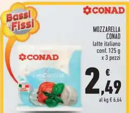 Conad Mozzarella CONAD offerta