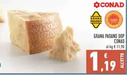 Conad Grana Padano DOP Conad offerta