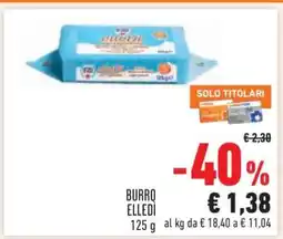 Conad BURRO ELLEDI offerta