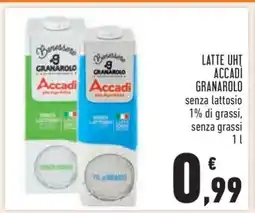 Conad LATTE UHT ACCADI GRANAROLO offerta