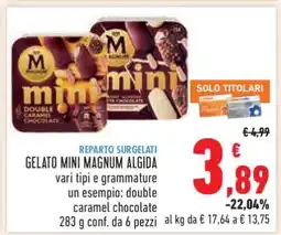 Conad GELATO MINI MAGNUM ALGIDA offerta