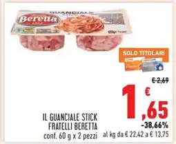 Conad Il Guanciale Stick Fratelli Beretta offerta