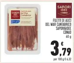 Conad Filetti di Alici del Mar Cantabrico Sapori&Idee Conad offerta
