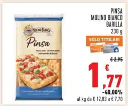 Conad Pinsa Mulino Bianco Barilla offerta