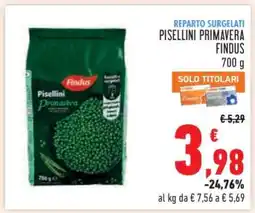 Conad Pisellini Primavera Findus offerta