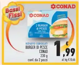 Conad BURGER DI PESCE CONAD offerta