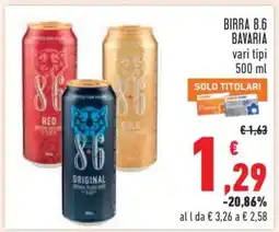 Conad BIRRA 8.6 BAVARIA offerta