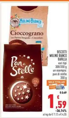 Conad Biscotti Mulino Bianco Barilla offerta