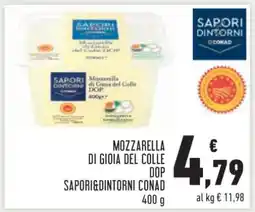 Conad MOZZARELLA DI GIOIA DEL COLLE DOP offerta