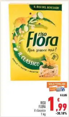 Conad RISO FLORA il classico offerta