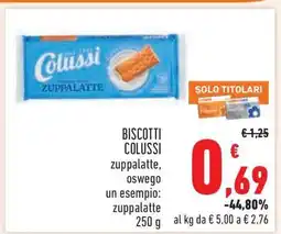 Conad Biscotti Colussi offerta