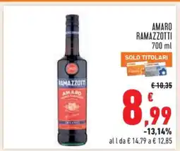 Conad Amaro Ramazzotti offerta