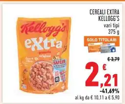 Conad Cereali Extra Kellogg's offerta