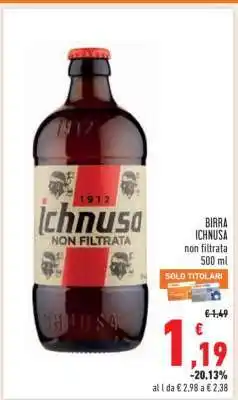 Conad BIRRA ICHNUSA offerta