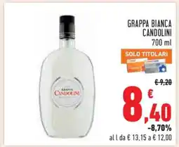 Conad Grappa Bianca Candolini offerta