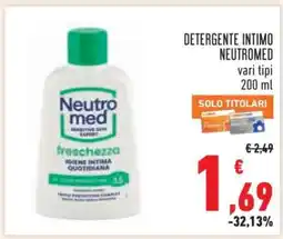 Conad Detergente Intimo Neutromed offerta