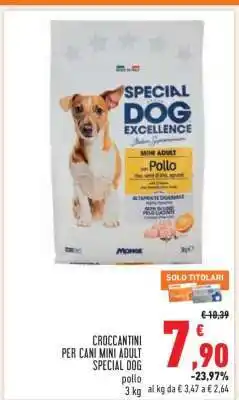 Conad CROCCANTINI PER CANI MINI ADULT SPECIAL DOG offerta