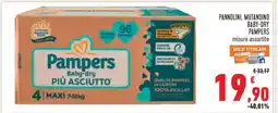 Conad PANNOLINI, MUTANDINO BABY-DRY PAMPERS offerta