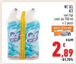 Conad WC GEL ACE offerta