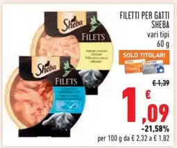 Conad Filetti per gatti Sheba offerta