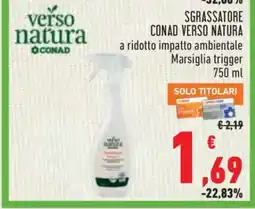 Conad Sgrassatore Conad Verso Natura offerta