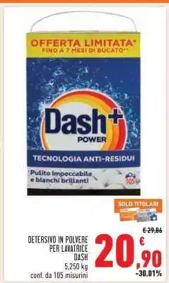 Conad Detersivo in polvere per lavatrice Dash offerta