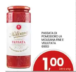 Eurospar PASSATA DI POMODORO LA MOLISANA FINE E VELLUTATA 690G offerta