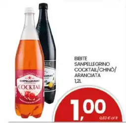Eurospar BIBITE SANPELLEGRINO COCKTAIL/CHINÒ/ARANCIATA offerta