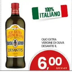 Eurospar OLIO EXTRA VERGINE DI OLIVA DESANTIS 1L offerta